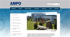 Desktop Screenshot of ampo.cz